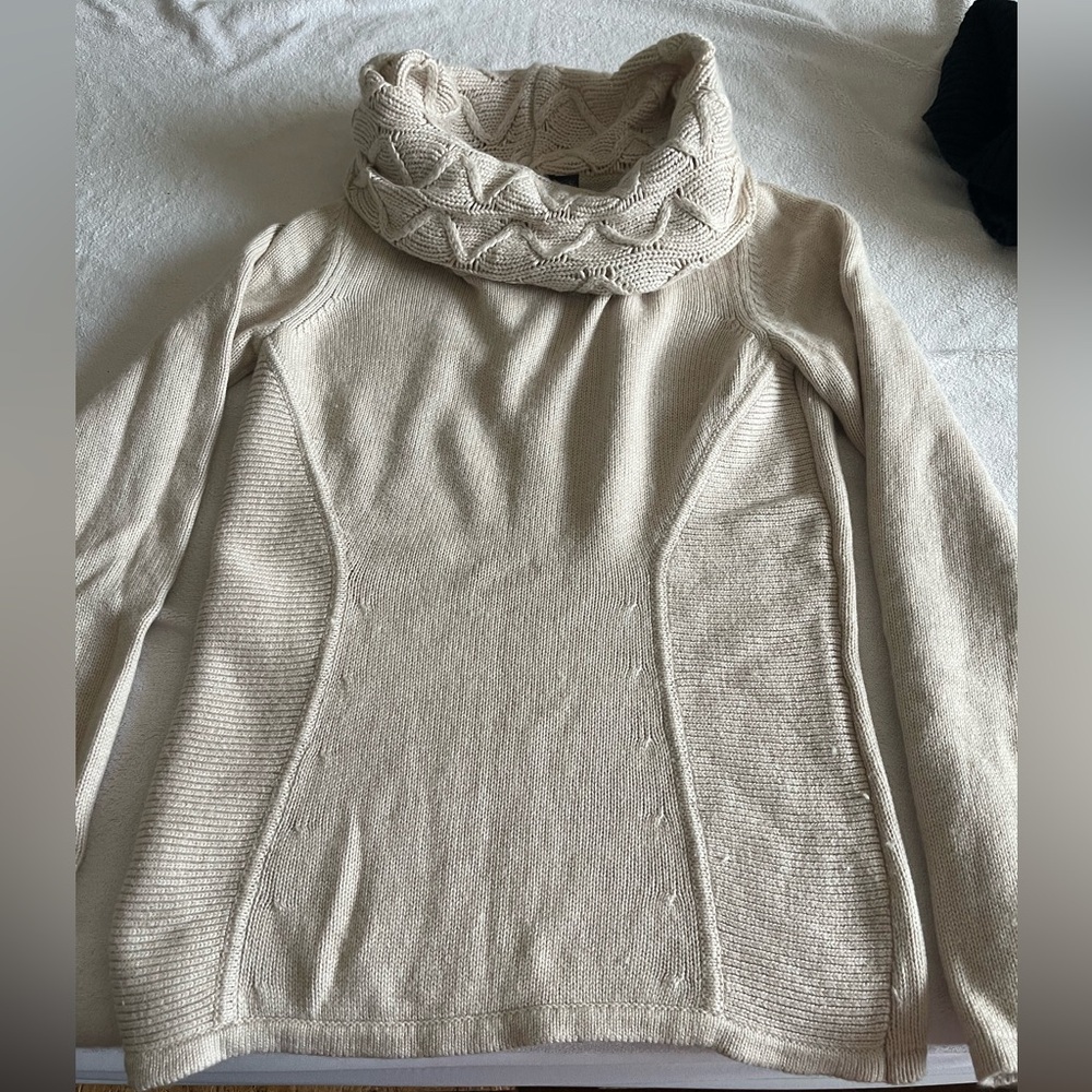Cow neck sweater